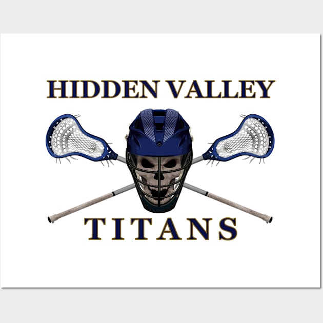 Titan Lacrosse Wall Art by 752 Designs